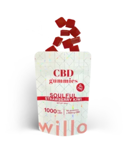 Willo 1000mg CBD Gummies USA – Strawberry Kiwi Gummies