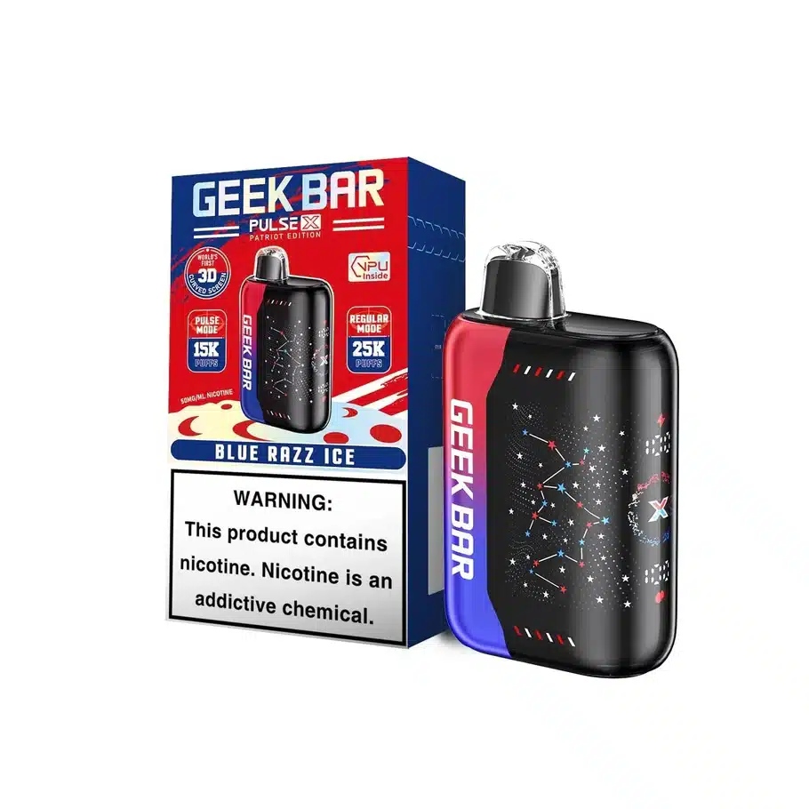 Geek Bar Pulse X 25000 Puffs – 25K Puff PATRIOT EDITION