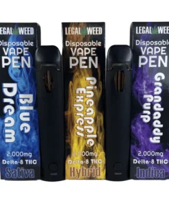 Legal Weed – Delta 8 THC Vapes – 2000mg