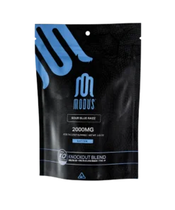 MODUS 2000mg CBD Gummies – Sour Blue Razz