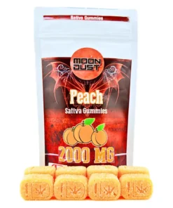 Moondust – 2000mg THC Gummies – Peach