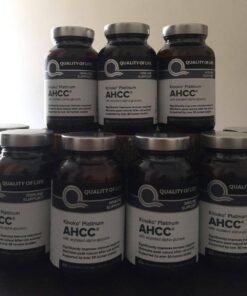 - N757k1jZI I3pSeznru 𝐏𝐫𝐞𝗺𝐢𝐮𝗺 𝐊𝐢𝐧𝗼𝐤𝗼 𝐏𝐥𝐚𝐭𝐢𝐧𝐮𝗺 𝐀𝐇𝐂𝐂 Supplement-750mg of AHCC per capsule -support Immune Health,Liver Function,Maintains Natural killer cell Activity-60 veggie capsules