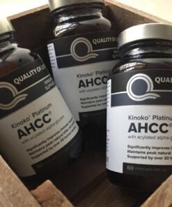 - N757k2KCbBj e300G4L 𝐏𝐫𝐞𝗺𝐢𝐮𝗺 𝐊𝐢𝐧𝗼𝐤𝗼 𝐏𝐥𝐚𝐭𝐢𝐧𝐮𝗺 𝐀𝐇𝐂𝐂 Supplement-750mg of AHCC per capsule -support Immune Health,Liver Function,Maintains Natural killer cell Activity-60 veggie capsules