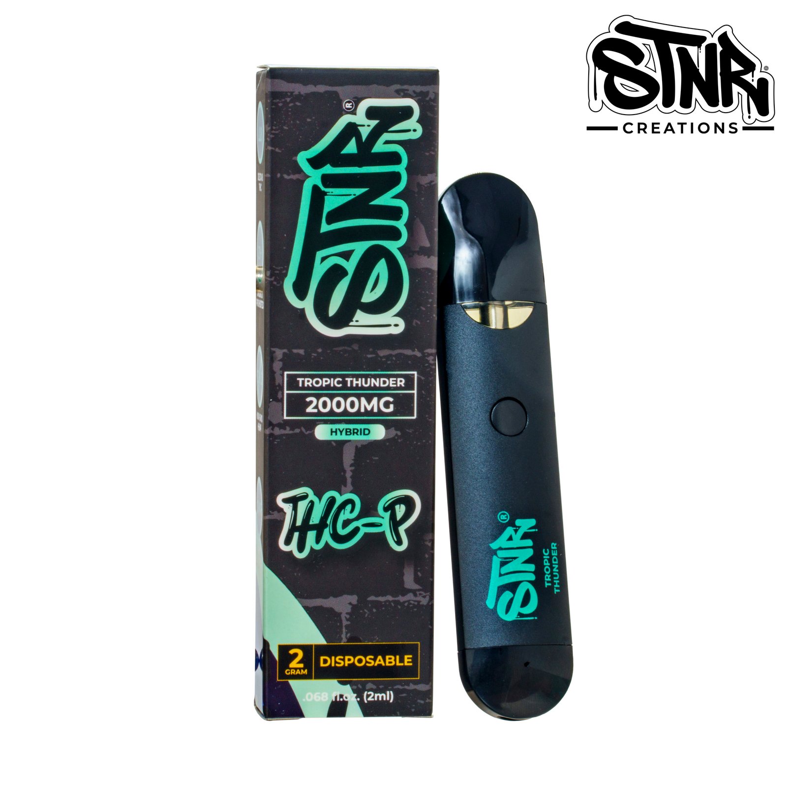 - Tropical Thunder THCA Vape STNR- Tropical Thunder THC-P Vape Pen – 2000mg STNR- Tropical Thunder THC-P Vape Pen – 2000mg