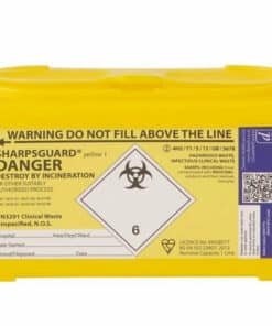 Sharpsguard Sharps Bin Yellow 1 Litre
