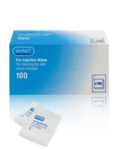 Pre-Injection Alcohol Wipes (100 Pack)